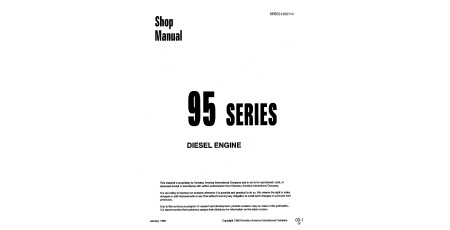 3D95S-W-1, 4D95L-(W)-1, 4D95S-(W)-1, 6D95L-1, S6D95L-1, SA6D95L-1, SAA6D95LE-1 Diesel Engine Shop Manual (SEBD61460114)