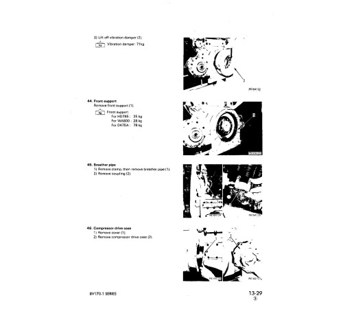 Komatsu SA8V170-1 Diesel Engines (Japan) Workshop Manual (SEBD61700104) Komatsu SA8V170-1 Diesel Engines (Japan) Workshop Manual (SEBD61700104)