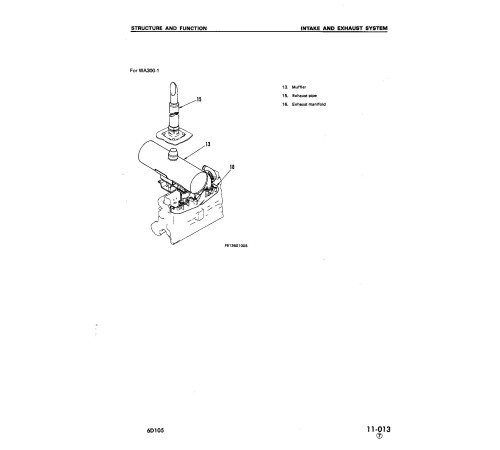 Komatsu 6D105-1 and S6D105-1 Diesel Engines (Japan) Workshop Manual (SEBE61360109) Komatsu 6D105-1 and S6D105-1 Diesel Engines (Japan) Workshop Manual (SEBE61360109)