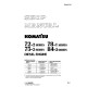 Komatsu 3D72-2, 3D75-2, 3D78-1, 3D84-2, 3D84N-2 and 4D84-2 Diesel Engines (Japan) Workshop Manual (SEBM002400)
