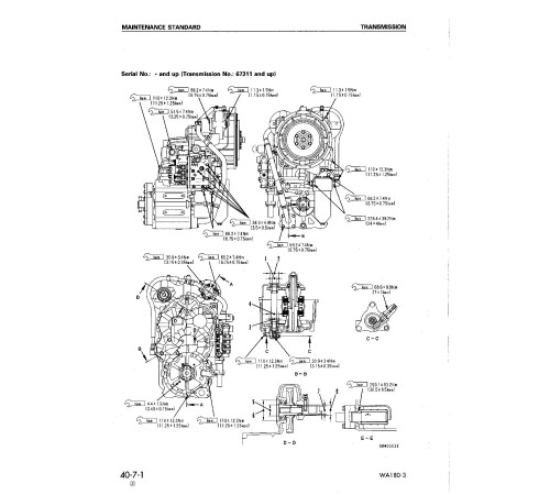 Komatsu WA180-3 (SN from 50001) 4WD Wheeled Loaders (Japan) Workshop Manual (SEBM005804) Komatsu WA180-3 (SN from 50001) 4WD Wheeled Loaders (Japan) Workshop Manual (SEBM005804)