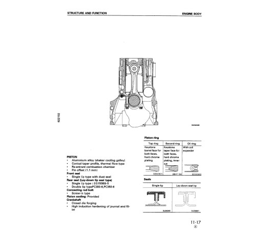 Komatsu S6D108-2, SA6D108-2 and SAA6D108-2 Diesel Engines (Japan) Workshop Manual (SEBM006906) Komatsu S6D108-2, SA6D108-2 and SAA6D108-2 Diesel Engines (Japan) Workshop Manual (SEBM006906)