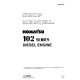 Komatsu 4D102E-1, 6D102E-1, S4D102E-1, S6D102E-1, SA6D102E-1, SAA4D102E-2, SAA6D102E-2 Diesel Engines Shop Manual (SEBM010023)