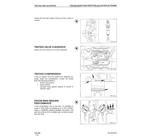 Komatsu 4D102E-1, 6D102E-1, S4D102E-1, S6D102E-1, SA6D102E-1, SAA4D102E-2, SAA6D102E-2 Diesel Engines Shop Manual (SEBM010023) Komatsu 4D102E-1, 6D102E-1, S4D102E-1, S6D102E-1, SA6D102E-1, SAA4D102E-2, SAA6D102E-2 Diesel Engines Shop Manual (SEBM010023)