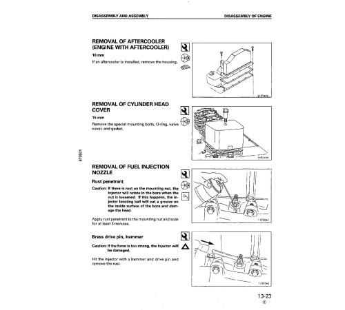 Komatsu 4D102E-1, 6D102E-1, S4D102E-1, S6D102E-1, SA6D102E-1, SAA4D102E-2, SAA6D102E-2 Diesel Engines Shop Manual (SEBM010023) Komatsu 4D102E-1, 6D102E-1, S4D102E-1, S6D102E-1, SA6D102E-1, SAA4D102E-2, SAA6D102E-2 Diesel Engines Shop Manual (SEBM010023)