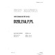 Komatsu D20A-5, D20P-5, D20PL-5, D21A-5, D21P-5 and D21PL-5 Crawler Dozers (Japan) Workshop Manual (SEBM0101D00)
