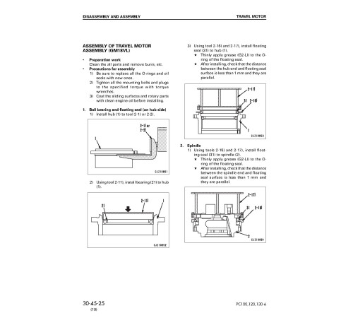 Komatsu PC100-6, PC100L-6, PC120-6, PC120LC-6 and PC130-6 Crawler Excavators (Japan) Workshop Manual (SEBM010611) Komatsu PC100-6, PC100L-6, PC120-6, PC120LC-6 and PC130-6 Crawler Excavators (Japan) Workshop Manual (SEBM010611)