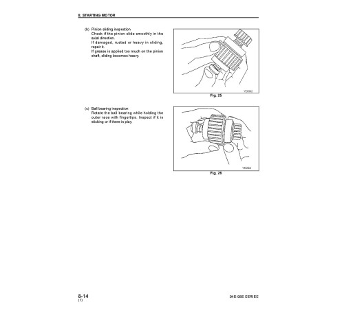 Komatsu 4D94E-1-A, 4D98E-1-A and 4D98E-2 Diesel Engines (Japan) Workshop Manual (SEBM013001) Komatsu 4D94E-1-A, 4D98E-1-A and 4D98E-2 Diesel Engines (Japan) Workshop Manual (SEBM013001)
