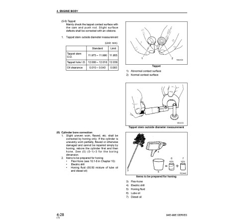 Komatsu 4D94E-1-A, 4D98E-1-A and 4D98E-2 Diesel Engines (Japan) Workshop Manual (SEBM013001) Komatsu 4D94E-1-A, 4D98E-1-A and 4D98E-2 Diesel Engines (Japan) Workshop Manual (SEBM013001)