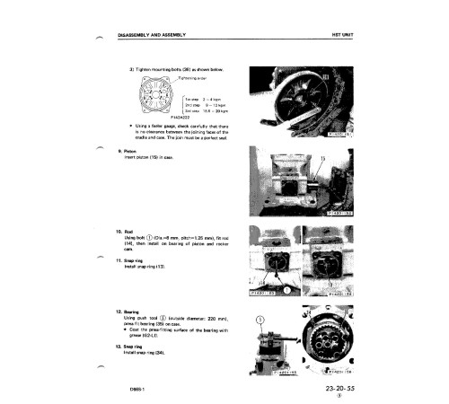 Komatsu D66S-1 (SN from 01001) Crawler Dozers (Japan) Workshop Manual (SEBM0142A10) Komatsu D66S-1 (SN from 01001) Crawler Dozers (Japan) Workshop Manual (SEBM0142A10)