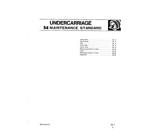 Komatsu D60A-8,D60E-8,D60P-8,D60PL-8,D65A-8,D65E-8,D65P-8 Crawler Dozers w.6D125-1 engines (Japan) Workshop Manual (SEBM01440809) Komatsu D60A-8,D60E-8,D60P-8,D60PL-8,D65A-8,D65E-8,D65P-8 Crawler Dozers w.6D125-1 engines (Japan) Workshop Manual (SEBM01440809)