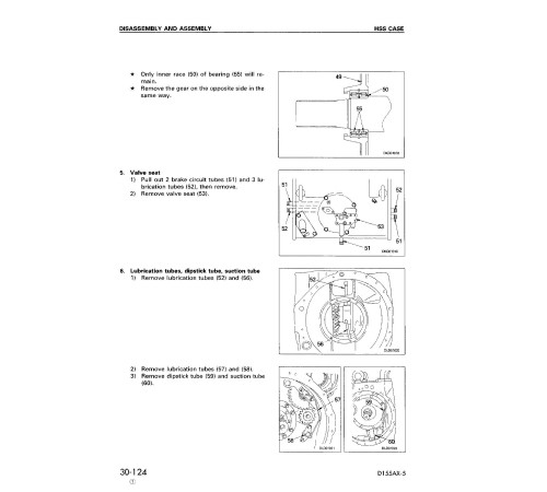 Komatsu D155AX-5 (SN: 70001-76000) Crawler Dozers (Japan) Workshop Manual (SEBM016206) Komatsu D155AX-5 (SN: 70001-76000) Crawler Dozers (Japan) Workshop Manual (SEBM016206)