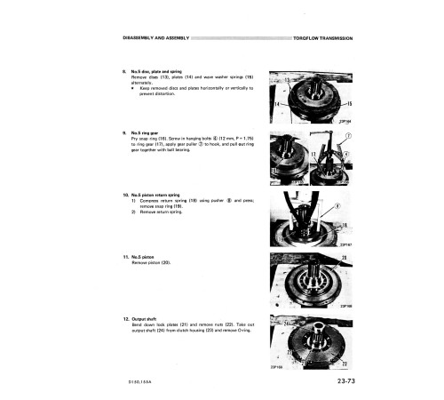 Komatsu D150A-1 (SN from 08408) and D155A-1 (SN from 15001) Crawler Dozers Workshop Manual (SEBM0170A07R) Komatsu D150A-1 (SN from 08408) and D155A-1 (SN from 15001) Crawler Dozers Workshop Manual (SEBM0170A07R)
