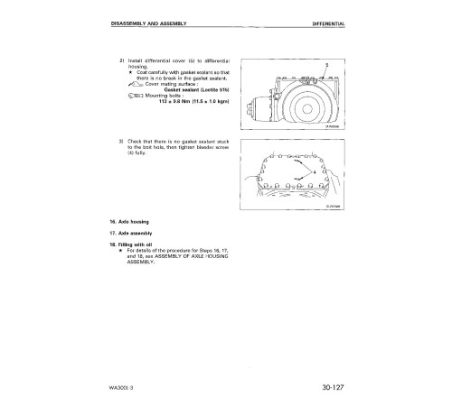 Komatsu WA300L-3 (SN from 53001) 4WD Wheeled Loaders (Japan) Workshop Manual (SEBM017300) Komatsu WA300L-3 (SN from 53001) 4WD Wheeled Loaders (Japan) Workshop Manual (SEBM017300)