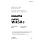 Komatsu WA50-3 (SN from 21450) 4WD Wheeled Loaders (Japan) Workshop Manual (SEBM017803)
