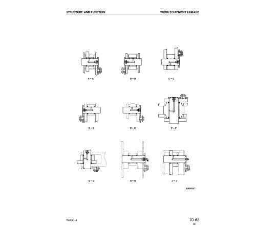 Komatsu WA50-3 (SN from 21450) 4WD Wheeled Loaders (Japan) Workshop Manual (SEBM017803) Komatsu WA50-3 (SN from 21450) 4WD Wheeled Loaders (Japan) Workshop Manual (SEBM017803)