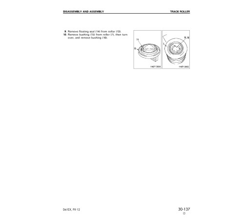 Komatsu D61EX-12 and D61PX-12 (SN from 1001, B1001) Crawler Dozers Workshop Manual (SEBM018906) Komatsu D61EX-12 and D61PX-12 (SN from 1001, B1001) Crawler Dozers Workshop Manual (SEBM018906)