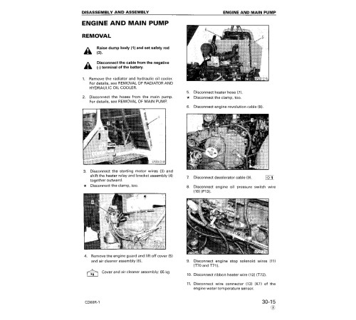 Komatsu CD60R-1 (SN from 01801) Tracked Dump Trucks (Japan) Workshop Manual (SEBM019903) Komatsu CD60R-1 (SN from 01801) Tracked Dump Trucks (Japan) Workshop Manual (SEBM019903)