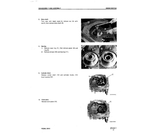 Komatsu PC200(LC)-3, PC210(LC)-3, PC220(LC)-3, PC240(LC)-3 and PC240NLC-3 Crawler Excavators Workshop Manual (SEBM02050309) Komatsu PC200(LC)-3, PC210(LC)-3, PC220(LC)-3, PC240(LC)-3 and PC240NLC-3 Crawler Excavators Workshop Manual (SEBM02050309)