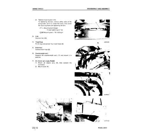 Komatsu PC200-2, PC200LC-2 (SN:15001-), PC220-2, PC220LC-2 (SN:11001-) Crawler Excavators (Japan) Workshop Manual (SEBM0205B04) Komatsu PC200-2, PC200LC-2 (SN:15001-), PC220-2, PC220LC-2 (SN:11001-) Crawler Excavators (Japan) Workshop Manual (SEBM0205B04)