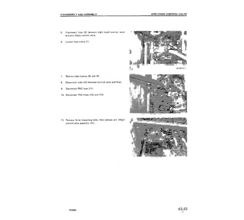 Komatsu PC400-1 (SN from 10001) and PC400LC-1 (SN from 10124) Crawler Excavators (Japan) Workshop Manual (SEBM0208A03) Komatsu PC400-1 (SN from 10001) and PC400LC-1 (SN from 10124) Crawler Excavators (Japan) Workshop Manual (SEBM0208A03)