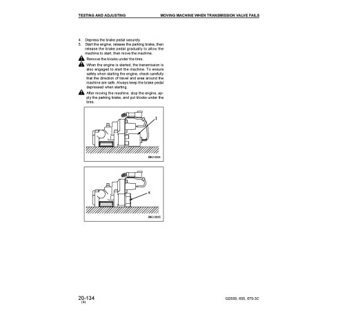 Komatsu GD555-3, GD555-3C, GD655-3, GD655-3C, GD655-3C-VH and GD675-3 Motor Graders Workshop Manual (SEBM020909) Komatsu GD555-3, GD555-3C, GD655-3, GD655-3C, GD655-3C-VH and GD675-3 Motor Graders Workshop Manual (SEBM020909)
