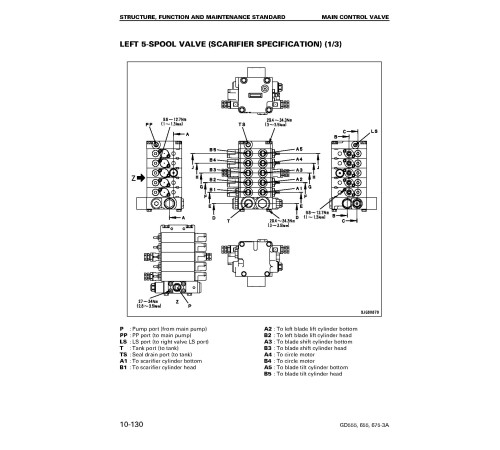 Komatsu GD555-3-A, GD655-3-A and GD675-3-A Motor Graders (Japan) Workshop Manual (SEBM021008) Komatsu GD555-3-A, GD655-3-A and GD675-3-A Motor Graders (Japan) Workshop Manual (SEBM021008)