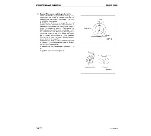 Komatsu GD705A-4 (SN from 23001) Motor Graders (Japan) Workshop Manual (SEBM022104) Komatsu GD705A-4 (SN from 23001) Motor Graders (Japan) Workshop Manual (SEBM022104)