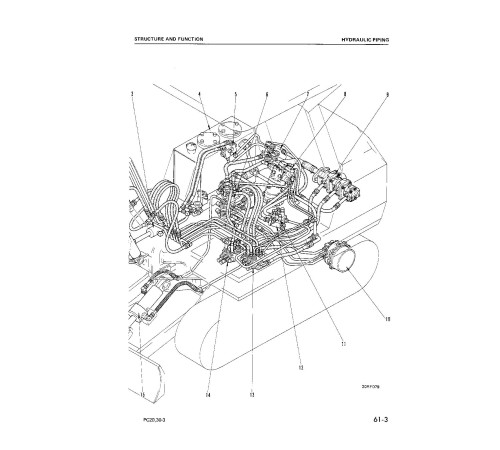 Komatsu PC20-3 (SN: 14001-18000) and PC30-3 (SN: 02601-06000) Crawler Excavators (Japan) Workshop Manual (SEBM0225C01) Komatsu PC20-3 (SN: 14001-18000) and PC30-3 (SN: 02601-06000) Crawler Excavators (Japan) Workshop Manual (SEBM0225C01)