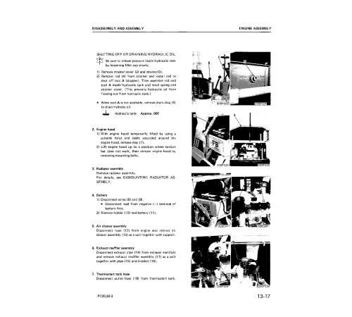 Komatsu PC20-3 (SN: 14001-18000) and PC30-3 (SN: 02601-06000) Crawler Excavators (Japan) Workshop Manual (SEBM0225C01) Komatsu PC20-3 (SN: 14001-18000) and PC30-3 (SN: 02601-06000) Crawler Excavators (Japan) Workshop Manual (SEBM0225C01)