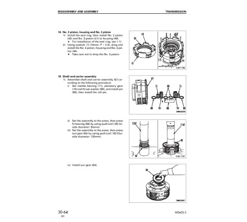 Komatsu WD600-3 (SN from 50001) Wheeled Dozers (Japan) Workshop Manual (SEBM022904) Komatsu WD600-3 (SN from 50001) Wheeled Dozers (Japan) Workshop Manual (SEBM022904)