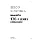 Komatsu SA6D170E-3, SAA6D170E-3, SAA6D170E-P910, SAA6D170E-P970 and SAA6D170E2-3 Diesel Engines Workshop Manual (SEBM023412)
