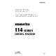 Komatsu SA6D114E-2 and SAA6D114E-2 Diesel Engines (Japan) Workshop Manual (SEBM024606)