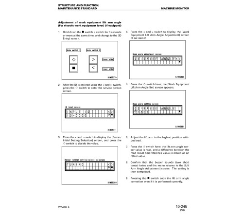 Komatsu WA380-5 (SN from 60001) 4WD Wheeled Loaders (Japan) Workshop Manual (SEBM024711) Komatsu WA380-5 (SN from 60001) 4WD Wheeled Loaders (Japan) Workshop Manual (SEBM024711)