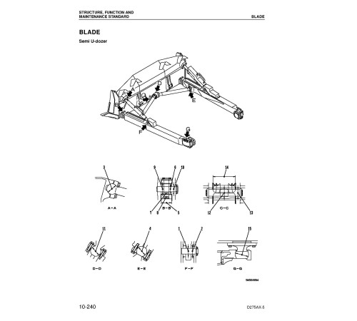 Komatsu D275AX-5 (SN: 20001-30000) Crawler Dozers (Japan) Workshop Manual (SEBM025511) Komatsu D275AX-5 (SN: 20001-30000) Crawler Dozers (Japan) Workshop Manual (SEBM025511)
