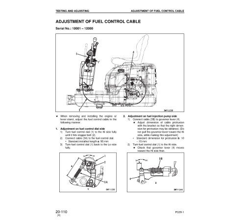Komatsu PC09-1 (SN from 10001) Crawler Excavators (Japan) Workshop Manual (SEBM026105) Komatsu PC09-1 (SN from 10001) Crawler Excavators (Japan) Workshop Manual (SEBM026105)