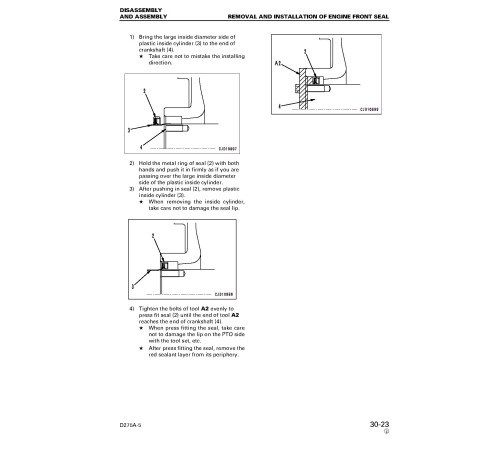 Komatsu D275A-5 (SN: 25001-35000) Crawler Dozers (Japan) Workshop Manual (SEBM026307) Komatsu D275A-5 (SN: 25001-35000) Crawler Dozers (Japan) Workshop Manual (SEBM026307)