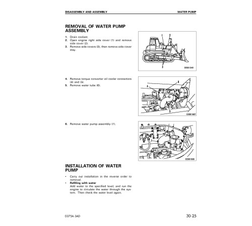 Komatsu D375A-3 (SN: 17736-18000) Crawler Dozers (Japan) Workshop Manual (SEBM026600) Komatsu D375A-3 (SN: 17736-18000) Crawler Dozers (Japan) Workshop Manual (SEBM026600)
