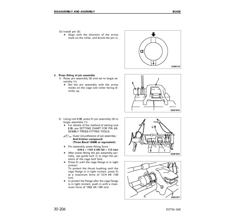 Komatsu D375A-3 (SN: 17736-18000) Crawler Dozers (Japan) Workshop Manual (SEBM026600) Komatsu D375A-3 (SN: 17736-18000) Crawler Dozers (Japan) Workshop Manual (SEBM026600)