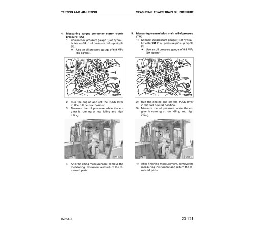 Komatsu D475A-3 (SN from 10695) Crawler Dozers (Japan) Workshop Manual (SEBM027502) Komatsu D475A-3 (SN from 10695) Crawler Dozers (Japan) Workshop Manual (SEBM027502)
