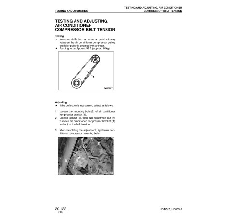 Komatsu HD465-7 and HD605-7 (SN from 07001) Rigid Dump Trucks (Japan) Workshop Manual (SEBM027616) Komatsu HD465-7 and HD605-7 (SN from 07001) Rigid Dump Trucks (Japan) Workshop Manual (SEBM027616)