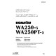 Komatsu WA250-5, WA250L-5 Wheel Loaders and WA250PT-5, WA250PTL-5 Parallel Tool Cariers (Japan) Workshop Manual (SEBM033208)