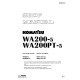Komatsu WA200-5, WA200L-5 Wheel Loaders, WA200PT-5 and WA200PTL-5 Parallel Tool Cariers (Japan) Workshop Manual (SEBM033307)