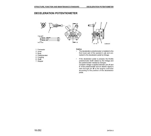 Komatsu D475A-5 (SN: 20001-30000) Crawler Dozers (Japan) Workshop Manual (SEBM033708) Komatsu D475A-5 (SN: 20001-30000) Crawler Dozers (Japan) Workshop Manual (SEBM033708)