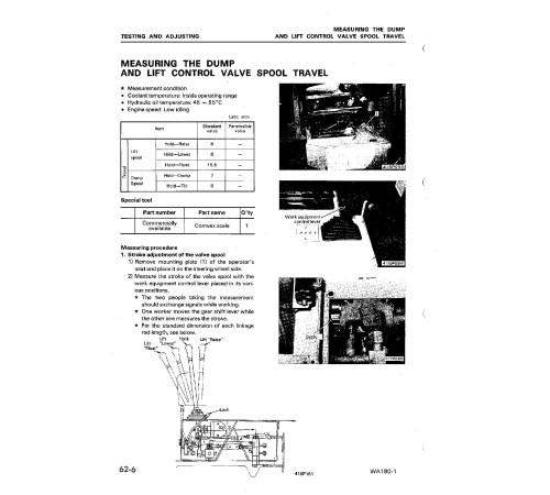 Komatsu WA180-1 (SN from 10001) 4WD Wheeled Loaders Workshop Manual (SEBM034906)