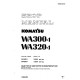 Komatsu WA300-1 and WA320-1 4WD Wheeled Loaders (Japan) Workshop Manual (SEBM04190107)