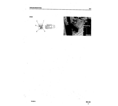 Komatsu WA300-1 and WA320-1 4WD Wheeled Loaders (Japan) Workshop Manual (SEBM04190107)