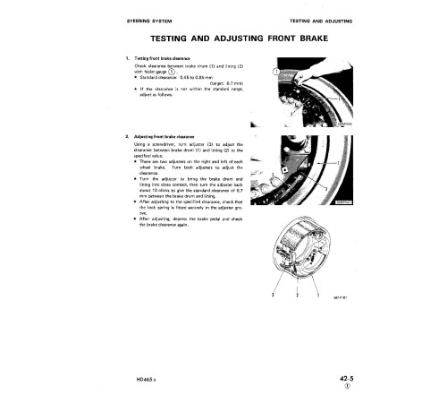 Komatsu HD465-2 (SN: 01102-02000) Rigid Dump Trucks (Japan) Workshop Manual (SEBM0569C02) Komatsu HD465-2 (SN: 01102-02000) Rigid Dump Trucks (Japan) Workshop Manual (SEBM0569C02)