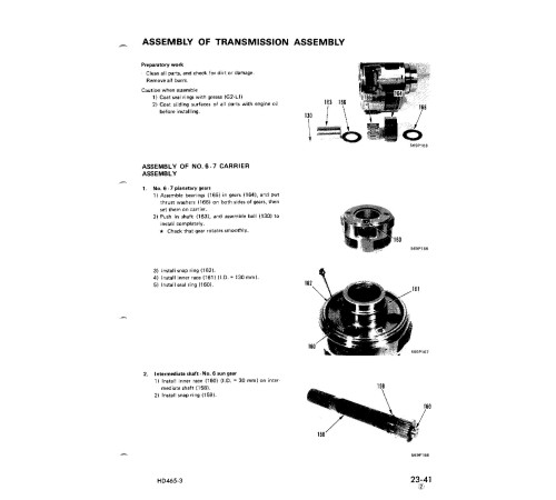 Komatsu HD465-3 (SN from 02001) Rigid Dump Trucks (Japan) Workshop Manual (SEBM0569S308) Komatsu HD465-3 (SN from 02001) Rigid Dump Trucks (Japan) Workshop Manual (SEBM0569S308)