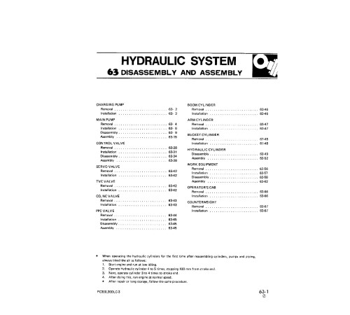Komatsu PC300-3 (SN:12001-), PC300LC-3 (SN:12001-;A13424-), PC360LC-3 (SN:10001-) Crawler Excavators Workshop Manual (SEBM2070308) Komatsu PC300-3 (SN:12001-), PC300LC-3 (SN:12001-;A13424-), PC360LC-3 (SN:10001-) Crawler Excavators Workshop Manual (SEBM2070308)